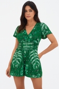 Botanische Romper Tropisch Lichtgewicht Zomerstijl – Nuvassa