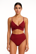 Bikini dames hoge taille sneldrogend elegante pasvorm – Liora