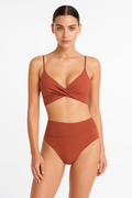 Bikini dames hoge taille sneldrogend elegante pasvorm – Liora