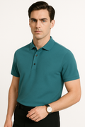 Heren Elite Performance Effen Korte Mouw Polo Shirt – Morrison