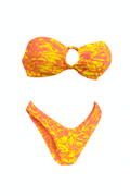 Bikini dames strapless bloemenprint comfortabel trendy – Cala Goloritzé