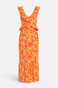 Bloemenjurk met ruffles voor dames en romantische flair – Elara