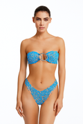 Bikini dames strapless bloemenprint comfortabel trendy – Cala Goloritzé