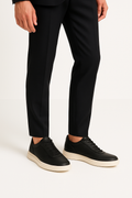 Heren Leren Casual Dress Sneakers – Leren