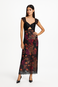 Zomerjurk Midi Kantdetail Flatterend Silhouet – Cupido