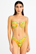 Bikini dames strapless bloemenprint comfortabel trendy – Cala Goloritzé