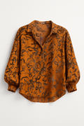 Boho blouse met natuurprint voor dames – Yara