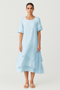 Ademende katoenen dames zomerjurk tijdloze elegantie – Mila