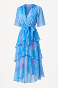 Chiffon Jurk Dames Elegant Lichtgewicht Look – Mirella