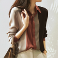 Satijnen Blouse met Lange Mouwen voor Dames – Emma