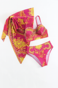 Bohemian Push-up Zwemkleding met Cover-up voor Verfijnde Strandlook – Solviera