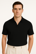 Heren Polo T-shirt met V-hals en Korte Mouwen – Vince