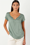 Zomers dames T-shirt met flatterende snit – Lotte
