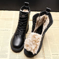 Winterlaarzen Leer Dames Warm en Comfortabel - Liv