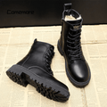 Winterlaarzen Leer Dames Warm en Comfortabel - Liv