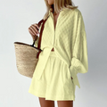 Twee-delige dames set met comfortabele pasvorm – Mireille