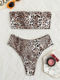 Luipaardprint Bikiniset met Verstelbare Bandjes en Sexy Fit – Zalviera