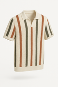 Vintage Gestreepte Golfpolo voor Heren – Thomas