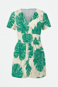 Botanische Romper Tropisch Lichtgewicht Zomerstijl – Nuvassa