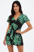 Botanische Romper Tropisch Lichtgewicht Zomerstijl – Nuvassa