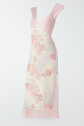 Zomerjurk Midi Kantdetail Flatterend Silhouet – Cupido