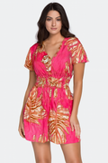 Botanical Romper met Tropische Print voor Dames – Caro