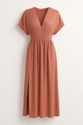 Zomerjurk Hoge Taille Losse Pasvorm Maxi – Tara