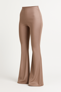 Zachte stretchy flare broek met hoge taille – Naomi
