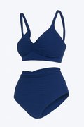 Bikini dames hoog getailleerd ruches flatterend – Noelia