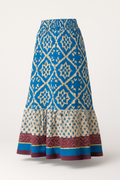 Boho maxi rok met print en elastische taille – Ayla
