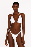 Bikini dames hoog uitgesneden geplooid elegant comfortabel – Amelina