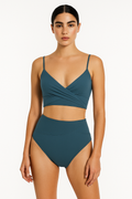 Bikini dames hoge taille sneldrogend elegante pasvorm – Liora