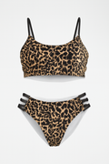 Bikini dames panterprint stretch sexy tweedelig – Liora