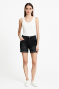 Casual denim dames shorts met zakken – Milou