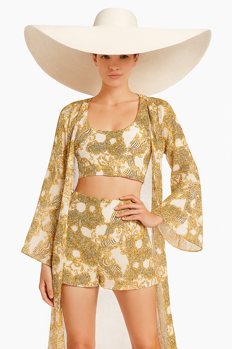 3-Delige Bikiniset met Cover-Up en Chique Design – Eloriva