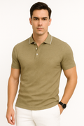 Heren Poloshirt van Ademend Katoen met Tijdloos Design – Levaro