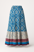 Boho maxi rok met print en elastische taille – Ayla