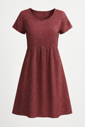 Bohemian midi zomerjurk met V-hals – Camille