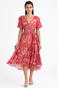 Boho casual damesjurk met gradient print – Yara