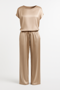 Zijdezachte Set Blouse en Broek Voor Dames – Vereluna