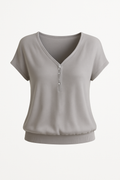 Zomers dames T-shirt met flatterende snit – Lotte
