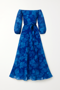 Zomer maxi jurk dames bloemen elegant luchtig - Tholinde