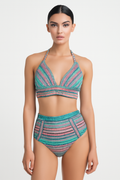 Boho bikini dames gekruiste bandjes sneldrogend – Zoë