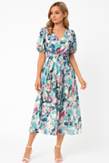 Zomerjurk van biologisch katoen in elegante stijl – Maristella
