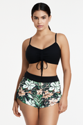 Bikini dames tropisch hoog getailleerd 3-delig set – Kailani