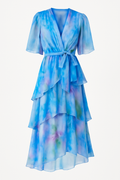Chiffon Jurk Dames Elegant Lichtgewicht Look – Mirella