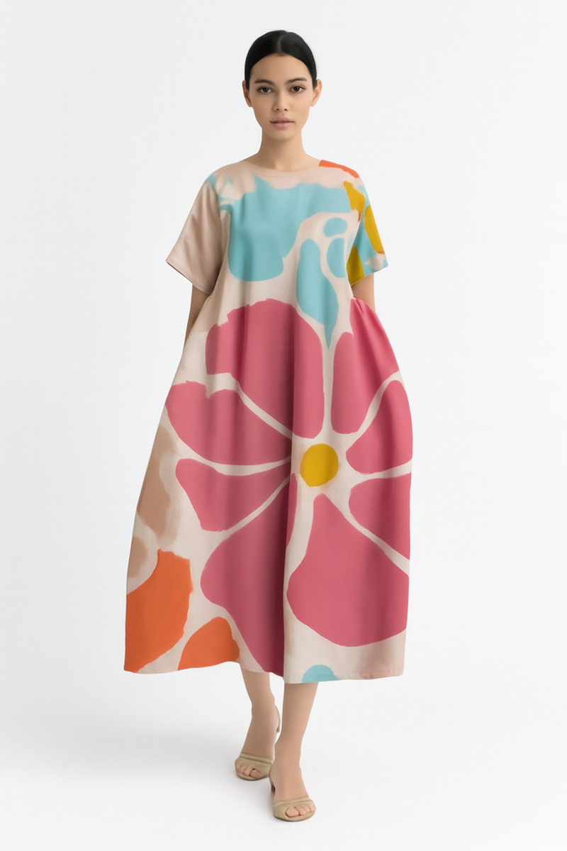 Zomer Maxi Jurk Elegant Luchtig Comfort – Elina