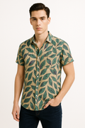 Zomers herenoverhemd met bloemenprint – Olivier