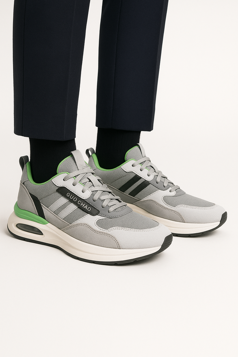 Stijlvolle moderne herenschoenen met dempende zool – Timon