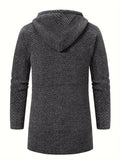 Fleece Gevoerde Herenjas met Capuchon – Arvento